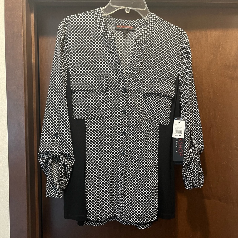 Workshop Brand Button Down Blouse